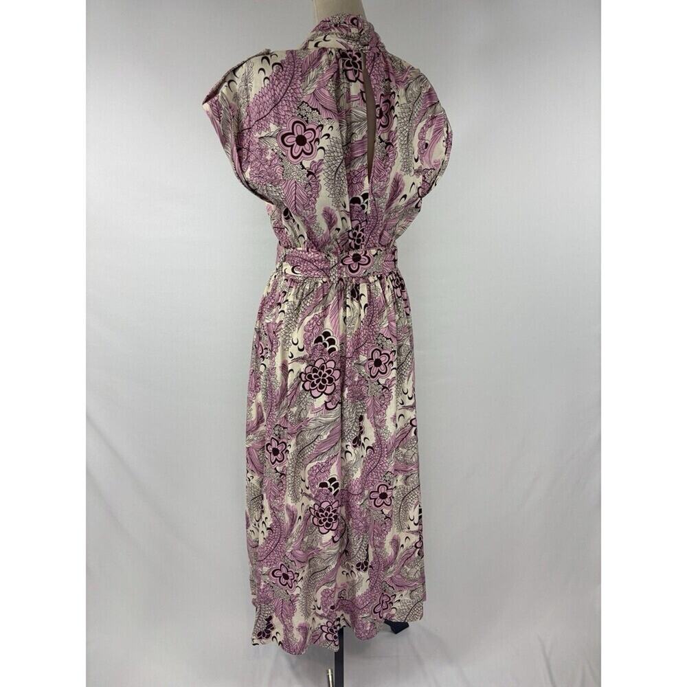Derek Lam 10 Crosby Celeste Maxi Dress Pink Multi Cream Floral Print 6 Cut Out - Picture 3 of 16